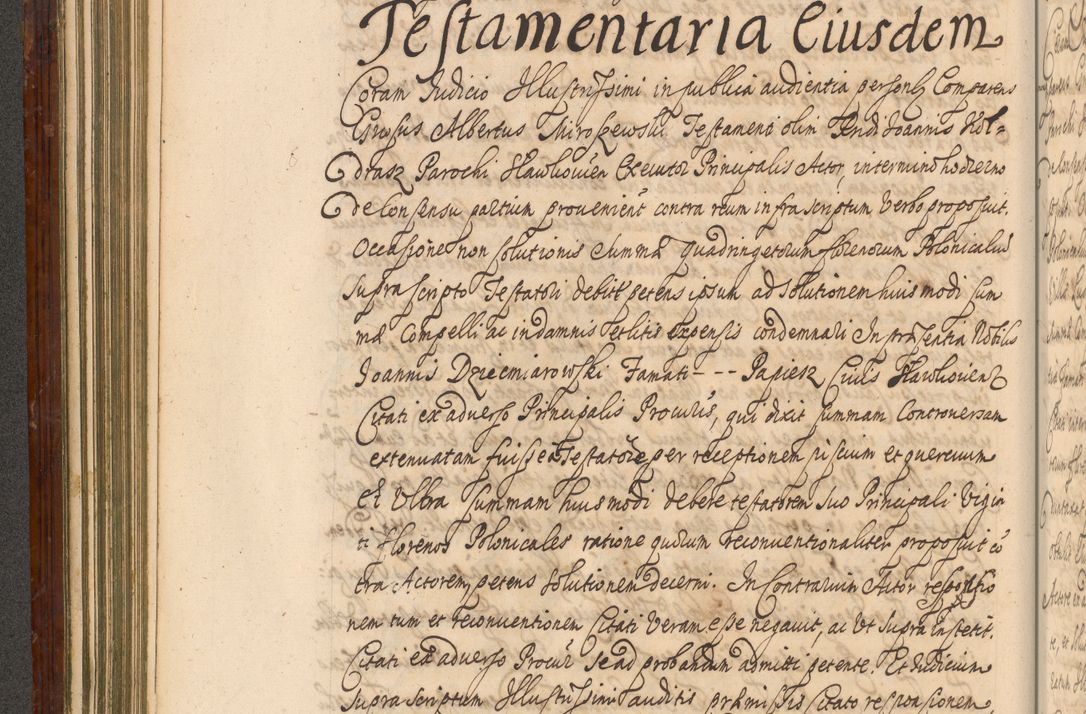 Zdjęcie nr 151 dla obiektu archiwalnego: Acta actorum episcopalium R. D. Andreae Trzebicki, episcopi Cracoviensis et ducis Severiae a die 26 Augusti anni 1661 ad annum 1666 inclusive. Volumen III.