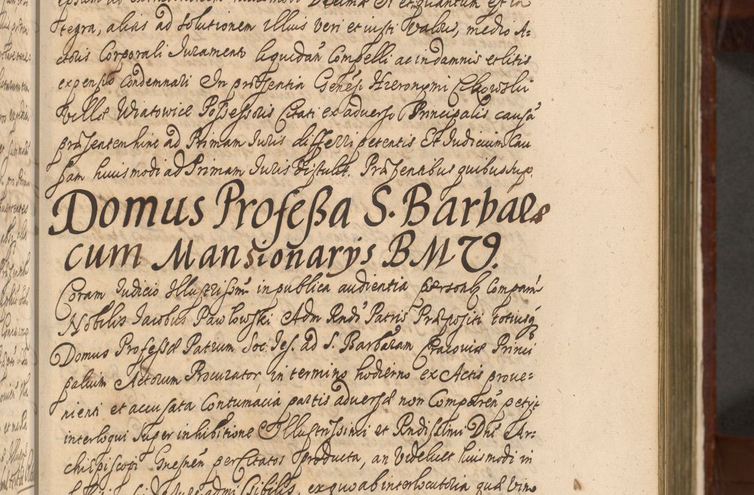 Zdjęcie nr 144 dla obiektu archiwalnego: Acta actorum episcopalium R. D. Andreae Trzebicki, episcopi Cracoviensis et ducis Severiae a die 26 Augusti anni 1661 ad annum 1666 inclusive. Volumen III.