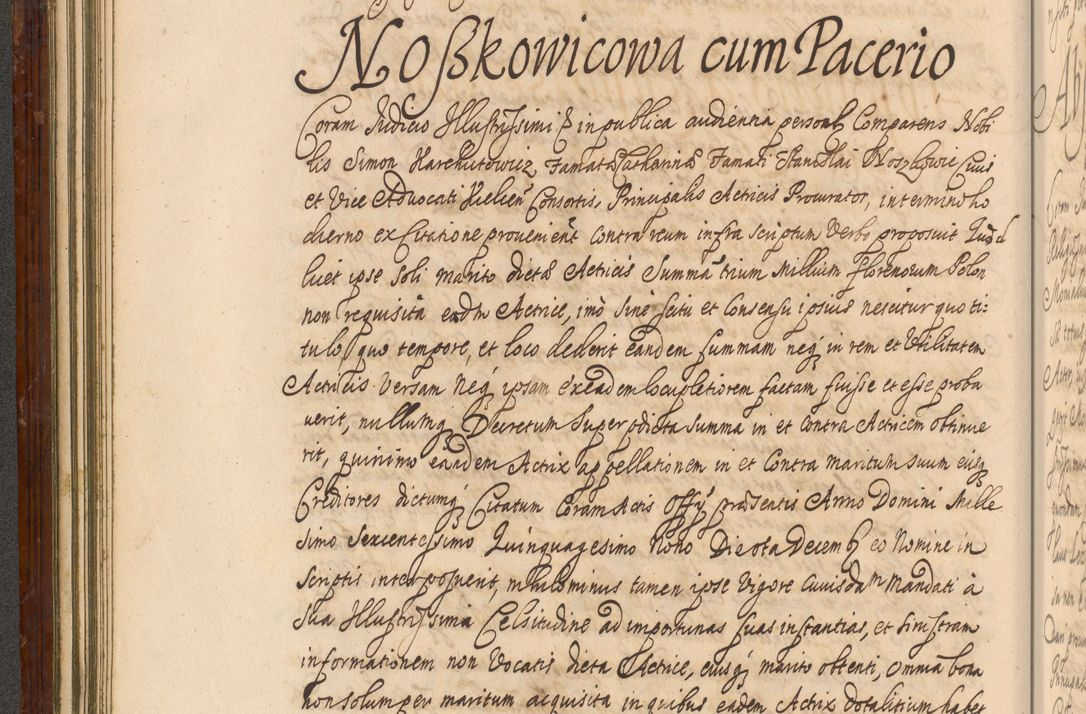 Zdjęcie nr 85 dla obiektu archiwalnego: Acta actorum episcopalium R. D. Andreae Trzebicki, episcopi Cracoviensis et ducis Severiae a die 26 Augusti anni 1661 ad annum 1666 inclusive. Volumen III.