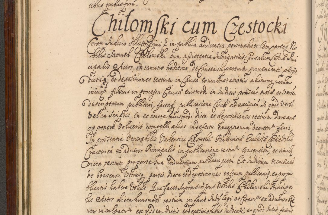 Zdjęcie nr 77 dla obiektu archiwalnego: Acta actorum episcopalium R. D. Andreae Trzebicki, episcopi Cracoviensis et ducis Severiae a die 26 Augusti anni 1661 ad annum 1666 inclusive. Volumen III.