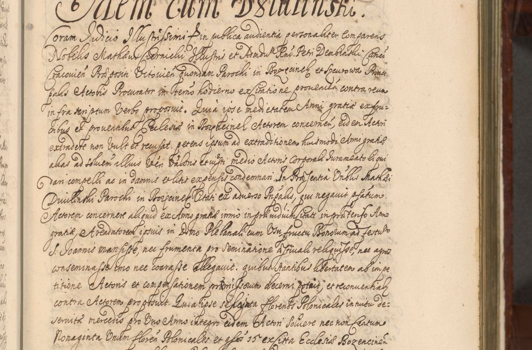 Zdjęcie nr 32 dla obiektu archiwalnego: Acta actorum episcopalium R. D. Andreae Trzebicki, episcopi Cracoviensis et ducis Severiae a die 26 Augusti anni 1661 ad annum 1666 inclusive. Volumen III.