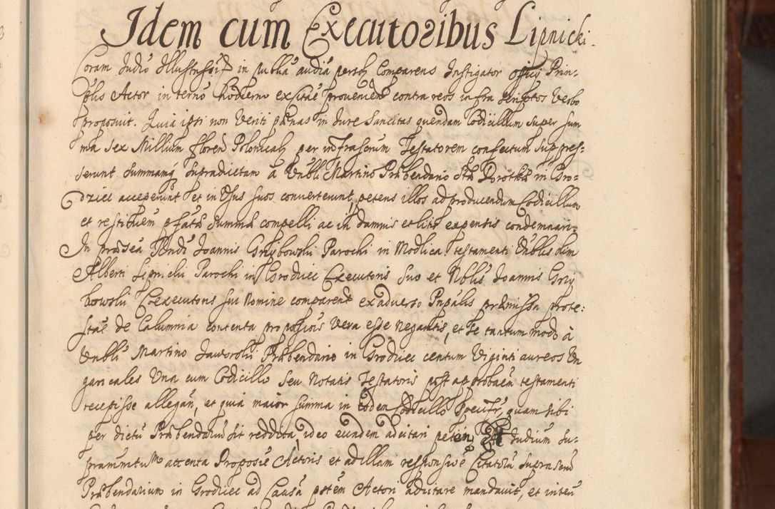 Zdjęcie nr 20 dla obiektu archiwalnego: Acta actorum episcopalium R. D. Andreae Trzebicki, episcopi Cracoviensis et ducis Severiae a die 26 Augusti anni 1661 ad annum 1666 inclusive. Volumen III.