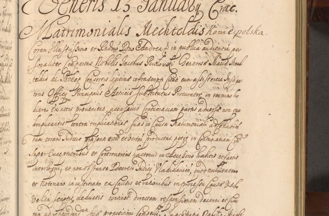 Zdjęcie nr 398 dla obiektu archiwalnego: Acta actorum episcopalium R. D. Andreae Trzebicki, episcopi Cracoviensis et ducis Severiae a die 26 Augusti anni 1661 ad annum 1666 inclusive. Volumen III.