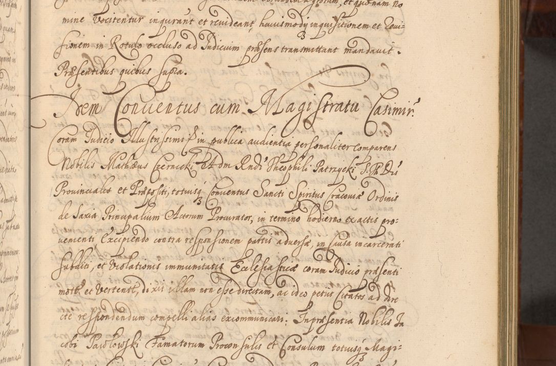 Zdjęcie nr 382 dla obiektu archiwalnego: Acta actorum episcopalium R. D. Andreae Trzebicki, episcopi Cracoviensis et ducis Severiae a die 26 Augusti anni 1661 ad annum 1666 inclusive. Volumen III.