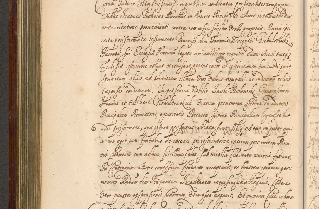 Zdjęcie nr 385 dla obiektu archiwalnego: Acta actorum episcopalium R. D. Andreae Trzebicki, episcopi Cracoviensis et ducis Severiae a die 26 Augusti anni 1661 ad annum 1666 inclusive. Volumen III.