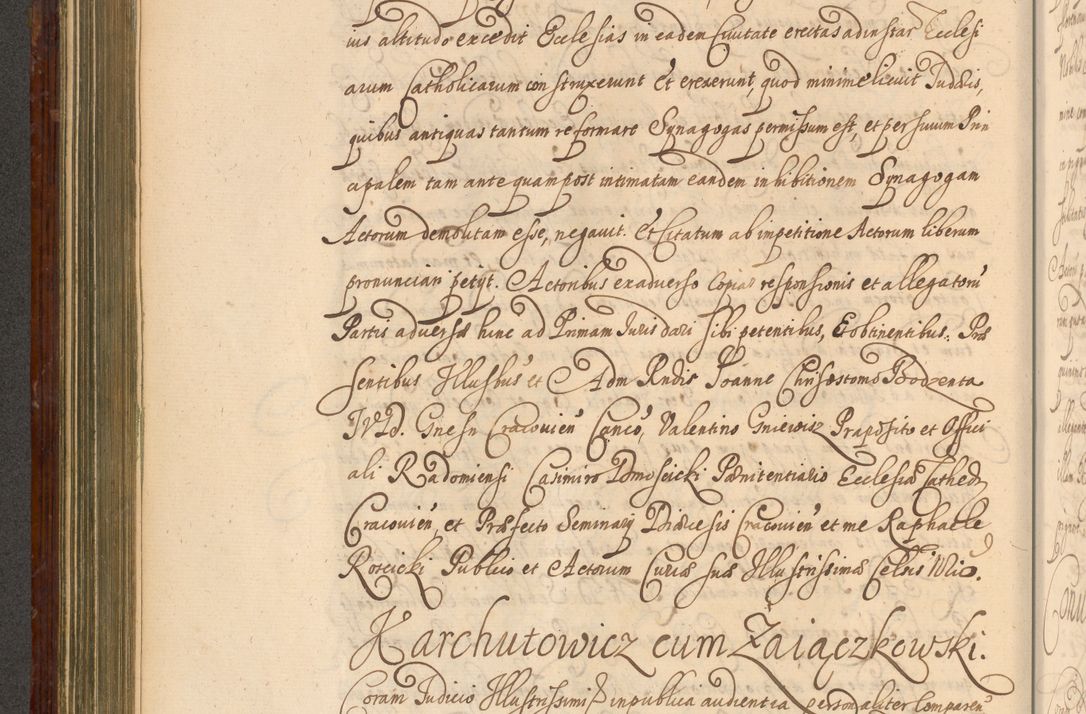 Zdjęcie nr 377 dla obiektu archiwalnego: Acta actorum episcopalium R. D. Andreae Trzebicki, episcopi Cracoviensis et ducis Severiae a die 26 Augusti anni 1661 ad annum 1666 inclusive. Volumen III.