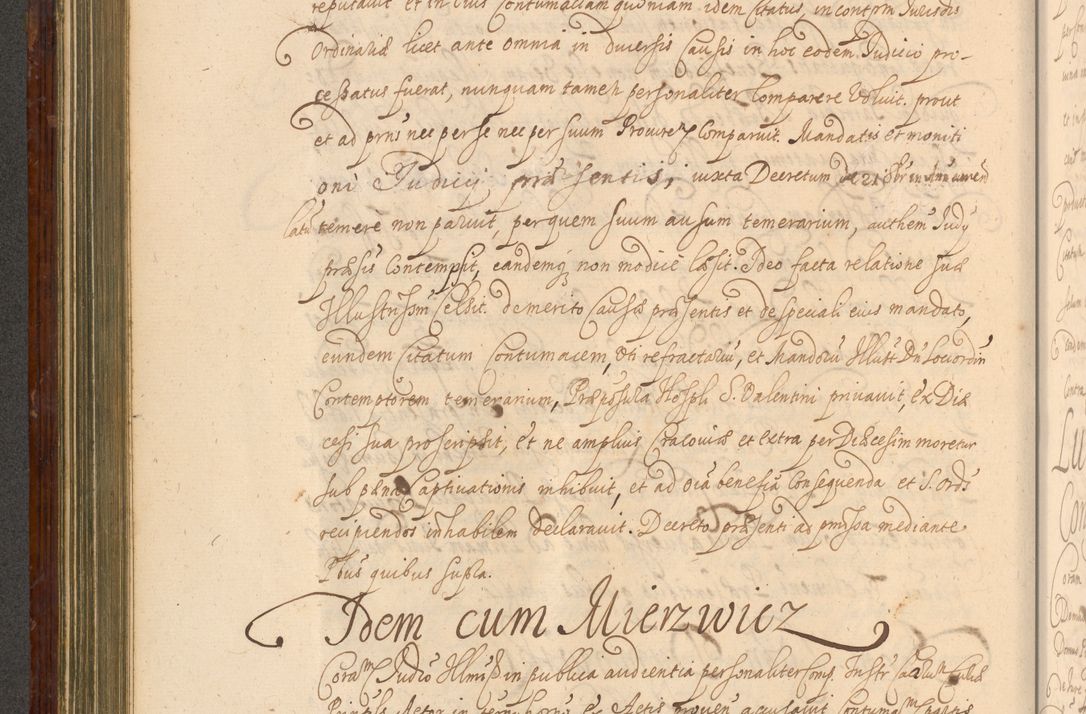 Zdjęcie nr 355 dla obiektu archiwalnego: Acta actorum episcopalium R. D. Andreae Trzebicki, episcopi Cracoviensis et ducis Severiae a die 26 Augusti anni 1661 ad annum 1666 inclusive. Volumen III.