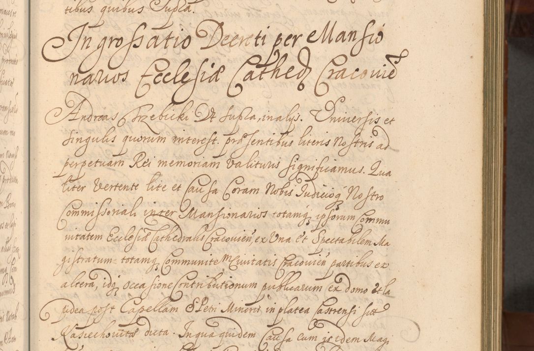 Zdjęcie nr 346 dla obiektu archiwalnego: Acta actorum episcopalium R. D. Andreae Trzebicki, episcopi Cracoviensis et ducis Severiae a die 26 Augusti anni 1661 ad annum 1666 inclusive. Volumen III.