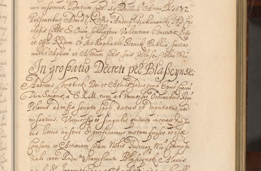 Zdjęcie nr 342 dla obiektu archiwalnego: Acta actorum episcopalium R. D. Andreae Trzebicki, episcopi Cracoviensis et ducis Severiae a die 26 Augusti anni 1661 ad annum 1666 inclusive. Volumen III.