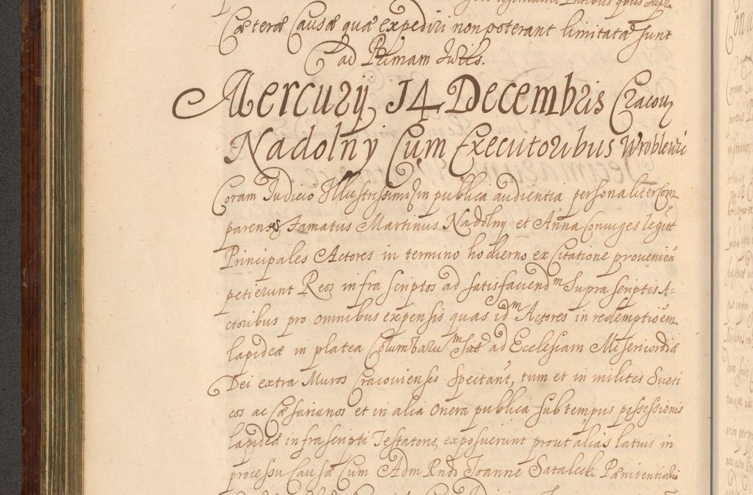 Zdjęcie nr 313 dla obiektu archiwalnego: Acta actorum episcopalium R. D. Andreae Trzebicki, episcopi Cracoviensis et ducis Severiae a die 26 Augusti anni 1661 ad annum 1666 inclusive. Volumen III.