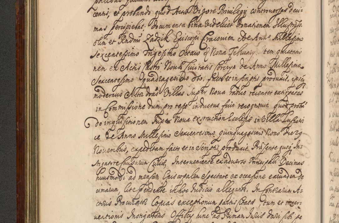 Zdjęcie nr 237 dla obiektu archiwalnego: Acta actorum episcopalium R. D. Andreae Trzebicki, episcopi Cracoviensis et ducis Severiae a die 26 Augusti anni 1661 ad annum 1666 inclusive. Volumen III.