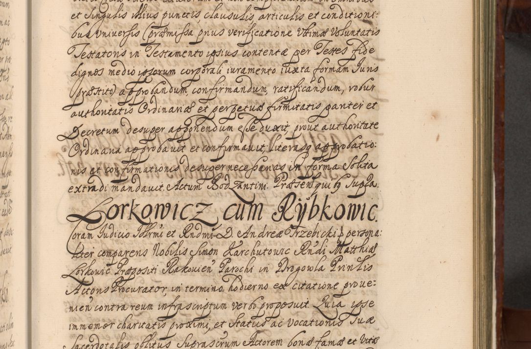 Zdjęcie nr 588 dla obiektu archiwalnego: Acta actorum episcopalium R. D. Andreae Trzebicki, episcopi Cracoviensis et ducis Severiae a die 26 Augusti anni 1661 ad annum 1666 inclusive. Volumen III.