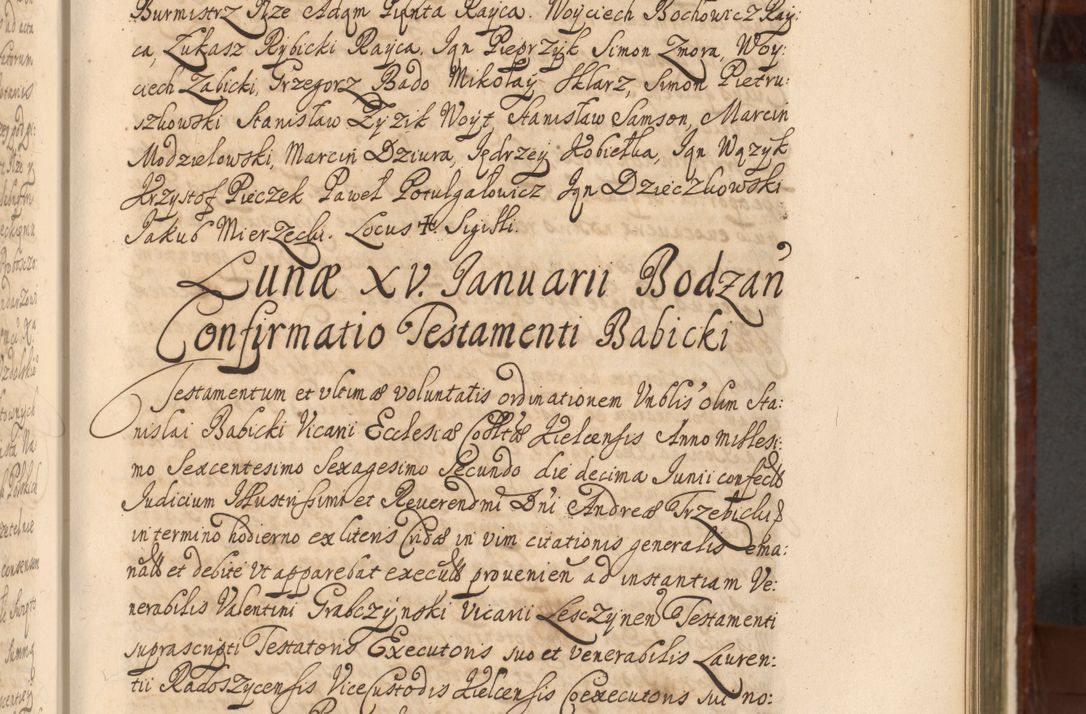 Zdjęcie nr 564 dla obiektu archiwalnego: Acta actorum episcopalium R. D. Andreae Trzebicki, episcopi Cracoviensis et ducis Severiae a die 26 Augusti anni 1661 ad annum 1666 inclusive. Volumen III.