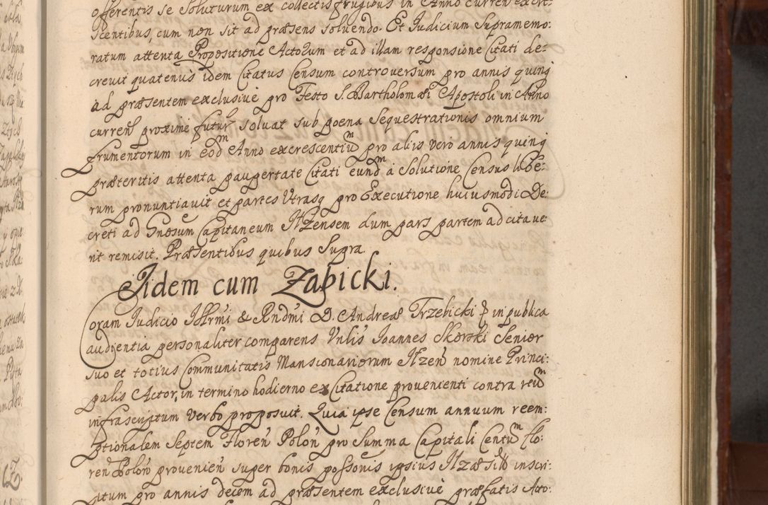 Zdjęcie nr 558 dla obiektu archiwalnego: Acta actorum episcopalium R. D. Andreae Trzebicki, episcopi Cracoviensis et ducis Severiae a die 26 Augusti anni 1661 ad annum 1666 inclusive. Volumen III.