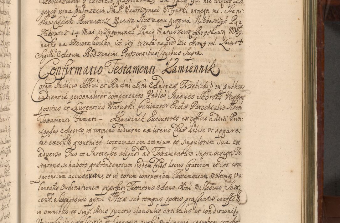 Zdjęcie nr 554 dla obiektu archiwalnego: Acta actorum episcopalium R. D. Andreae Trzebicki, episcopi Cracoviensis et ducis Severiae a die 26 Augusti anni 1661 ad annum 1666 inclusive. Volumen III.