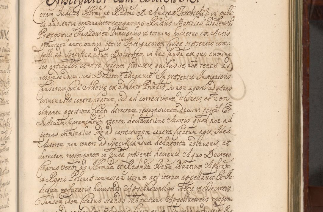 Zdjęcie nr 532 dla obiektu archiwalnego: Acta actorum episcopalium R. D. Andreae Trzebicki, episcopi Cracoviensis et ducis Severiae a die 26 Augusti anni 1661 ad annum 1666 inclusive. Volumen III.