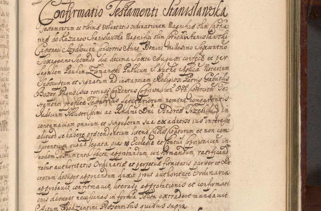 Zdjęcie nr 526 dla obiektu archiwalnego: Acta actorum episcopalium R. D. Andreae Trzebicki, episcopi Cracoviensis et ducis Severiae a die 26 Augusti anni 1661 ad annum 1666 inclusive. Volumen III.