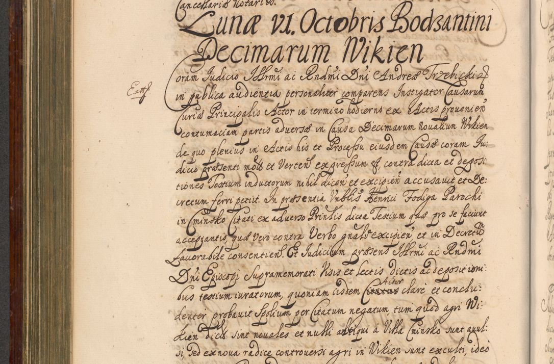 Zdjęcie nr 505 dla obiektu archiwalnego: Acta actorum episcopalium R. D. Andreae Trzebicki, episcopi Cracoviensis et ducis Severiae a die 26 Augusti anni 1661 ad annum 1666 inclusive. Volumen III.