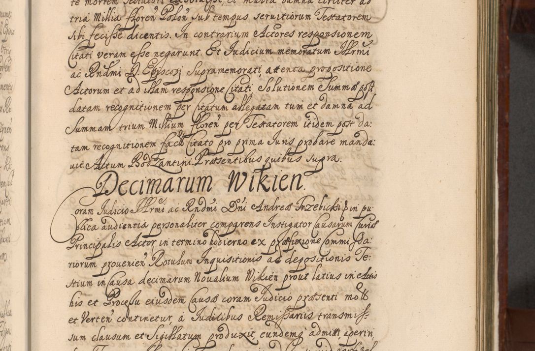 Zdjęcie nr 498 dla obiektu archiwalnego: Acta actorum episcopalium R. D. Andreae Trzebicki, episcopi Cracoviensis et ducis Severiae a die 26 Augusti anni 1661 ad annum 1666 inclusive. Volumen III.