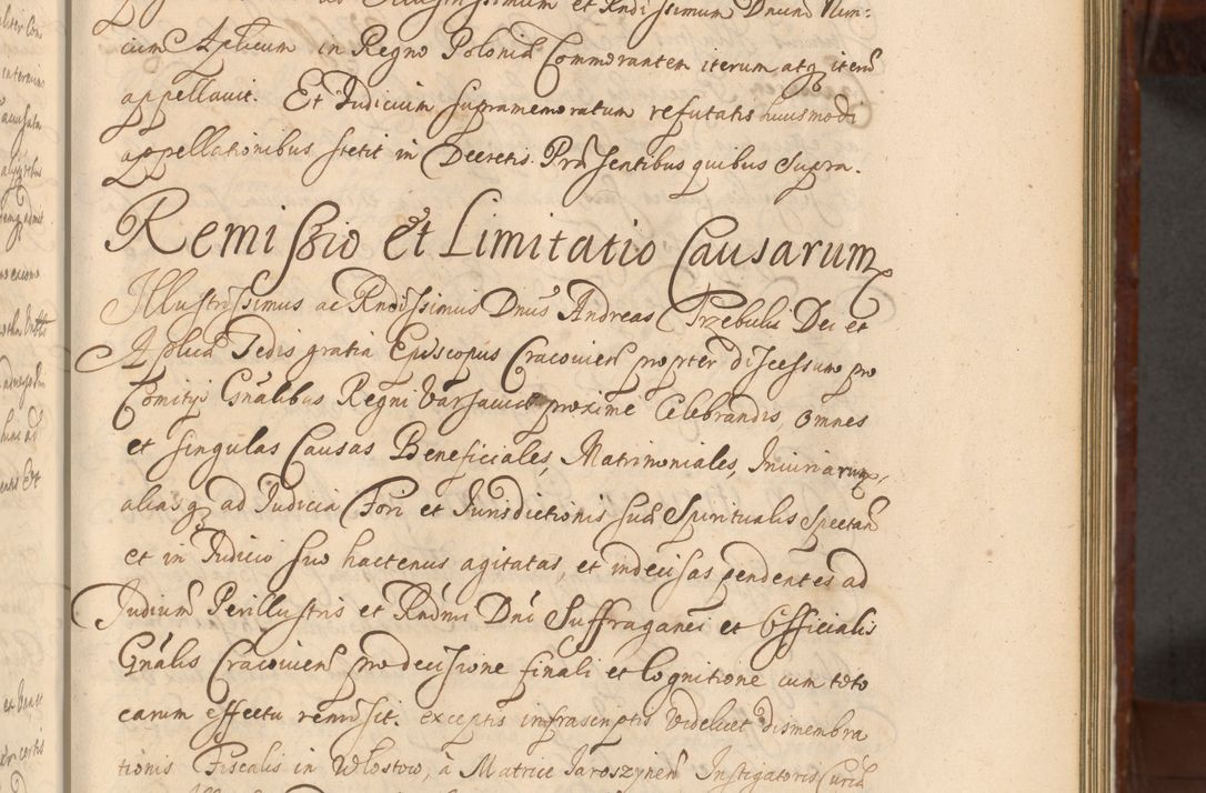 Zdjęcie nr 454 dla obiektu archiwalnego: Acta actorum episcopalium R. D. Andreae Trzebicki, episcopi Cracoviensis et ducis Severiae a die 26 Augusti anni 1661 ad annum 1666 inclusive. Volumen III.