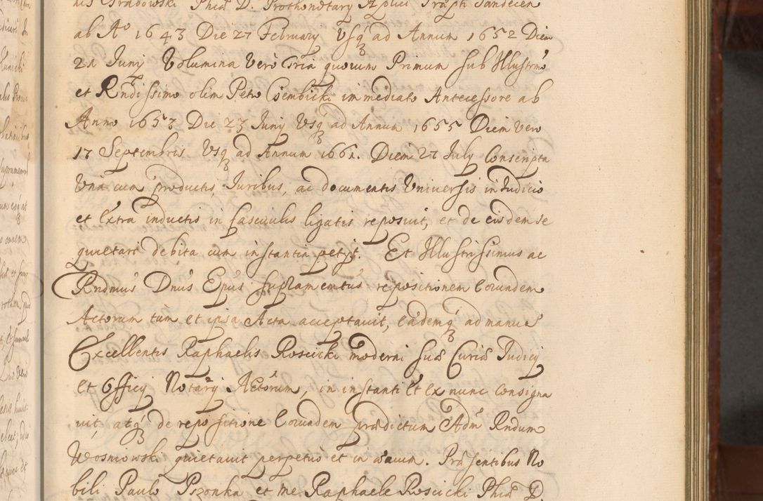 Zdjęcie nr 438 dla obiektu archiwalnego: Acta actorum episcopalium R. D. Andreae Trzebicki, episcopi Cracoviensis et ducis Severiae a die 26 Augusti anni 1661 ad annum 1666 inclusive. Volumen III.