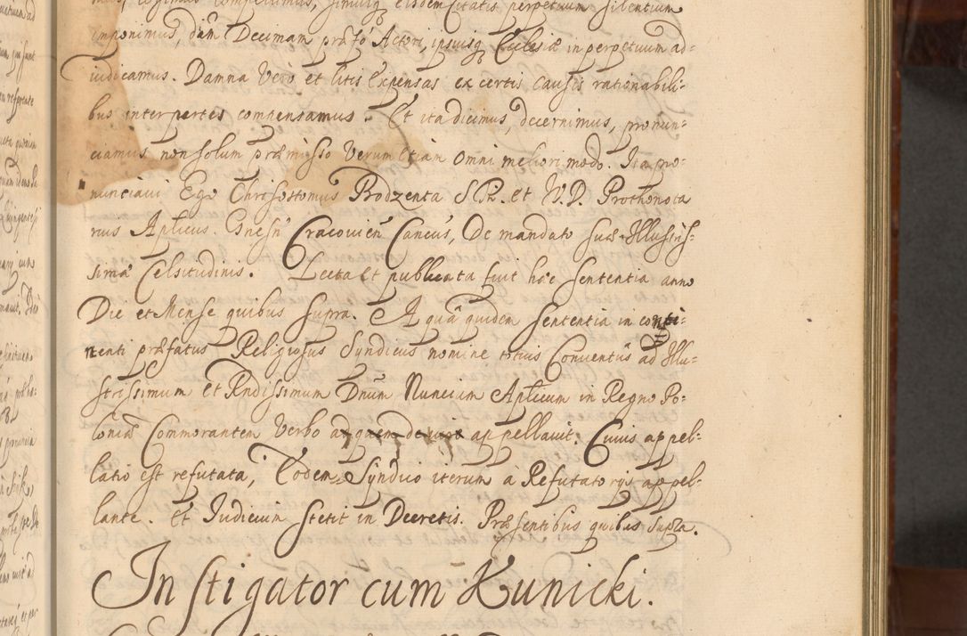 Zdjęcie nr 436 dla obiektu archiwalnego: Acta actorum episcopalium R. D. Andreae Trzebicki, episcopi Cracoviensis et ducis Severiae a die 26 Augusti anni 1661 ad annum 1666 inclusive. Volumen III.