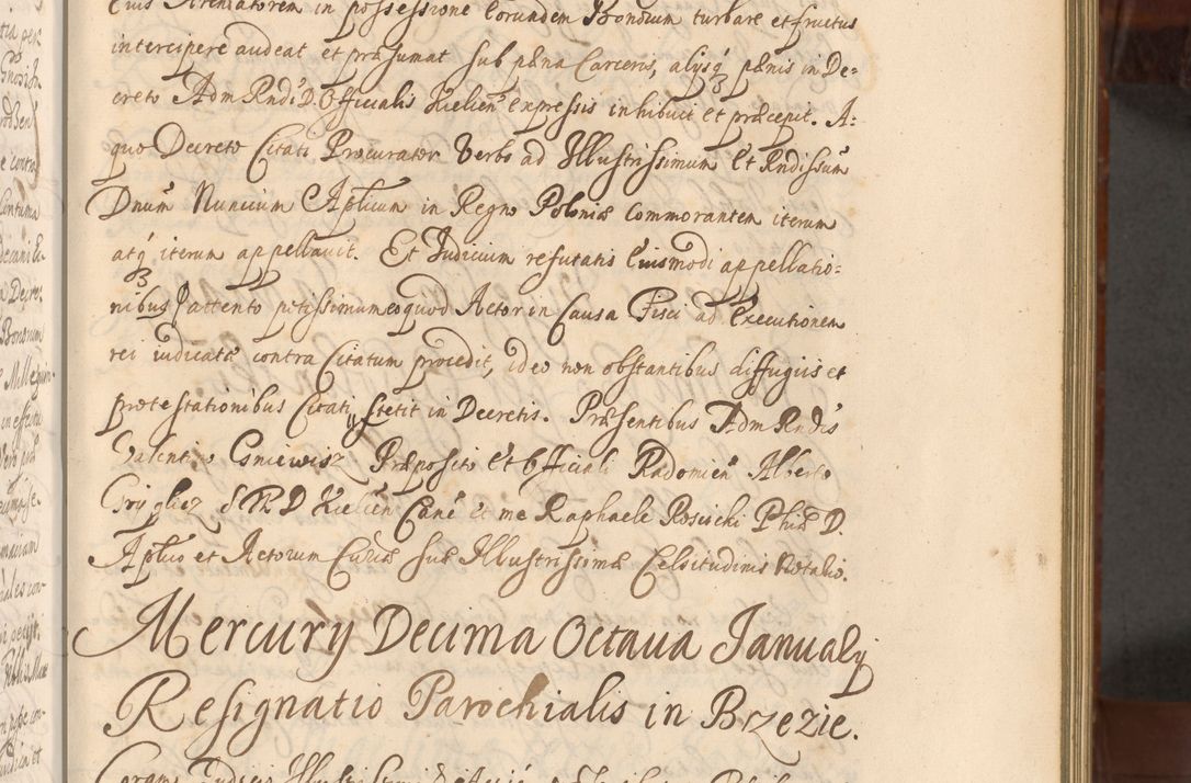 Zdjęcie nr 430 dla obiektu archiwalnego: Acta actorum episcopalium R. D. Andreae Trzebicki, episcopi Cracoviensis et ducis Severiae a die 26 Augusti anni 1661 ad annum 1666 inclusive. Volumen III.