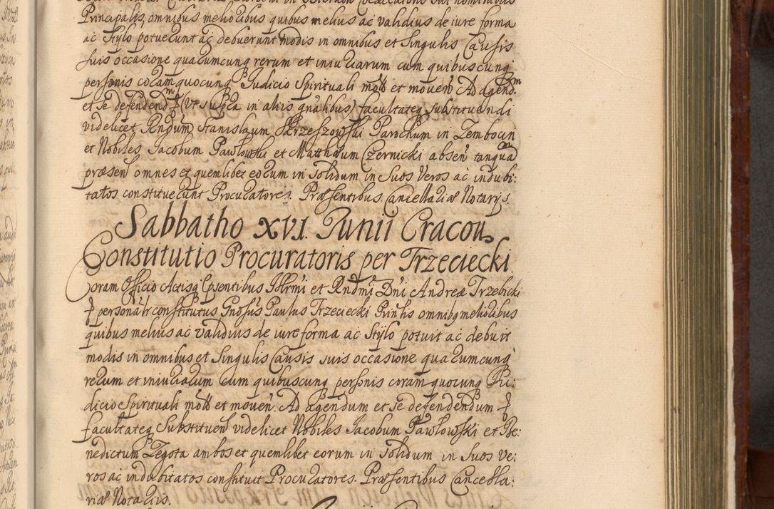 Zdjęcie nr 804 dla obiektu archiwalnego: Acta actorum episcopalium R. D. Andreae Trzebicki, episcopi Cracoviensis et ducis Severiae a die 26 Augusti anni 1661 ad annum 1666 inclusive. Volumen III.