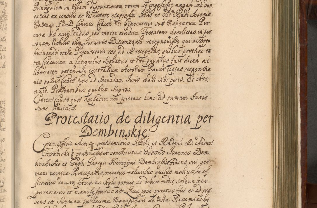Zdjęcie nr 800 dla obiektu archiwalnego: Acta actorum episcopalium R. D. Andreae Trzebicki, episcopi Cracoviensis et ducis Severiae a die 26 Augusti anni 1661 ad annum 1666 inclusive. Volumen III.