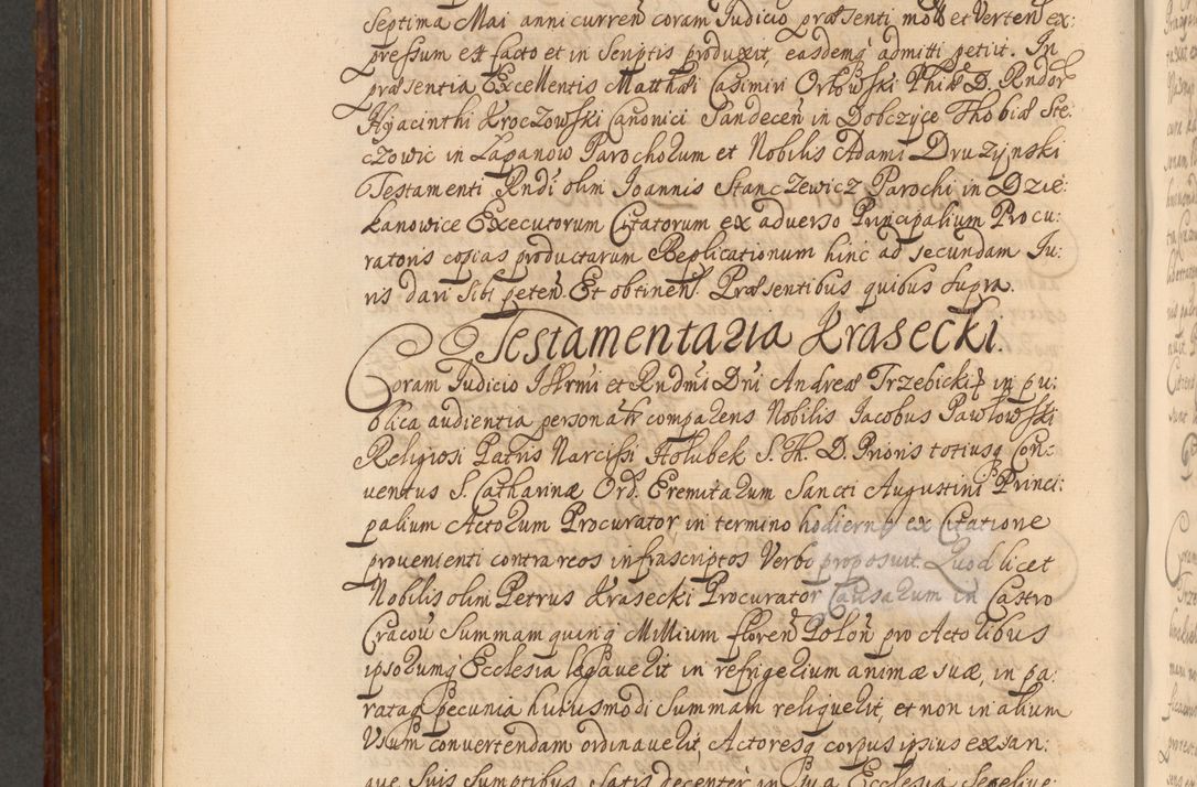 Zdjęcie nr 799 dla obiektu archiwalnego: Acta actorum episcopalium R. D. Andreae Trzebicki, episcopi Cracoviensis et ducis Severiae a die 26 Augusti anni 1661 ad annum 1666 inclusive. Volumen III.