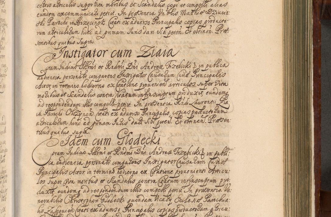 Zdjęcie nr 798 dla obiektu archiwalnego: Acta actorum episcopalium R. D. Andreae Trzebicki, episcopi Cracoviensis et ducis Severiae a die 26 Augusti anni 1661 ad annum 1666 inclusive. Volumen III.