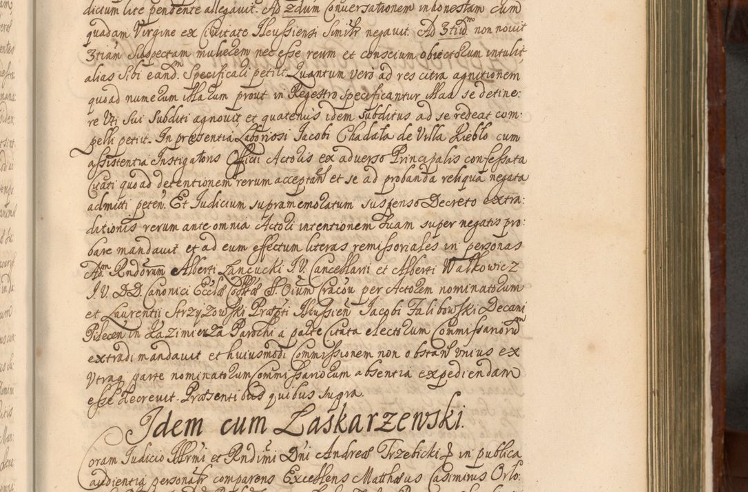 Zdjęcie nr 794 dla obiektu archiwalnego: Acta actorum episcopalium R. D. Andreae Trzebicki, episcopi Cracoviensis et ducis Severiae a die 26 Augusti anni 1661 ad annum 1666 inclusive. Volumen III.