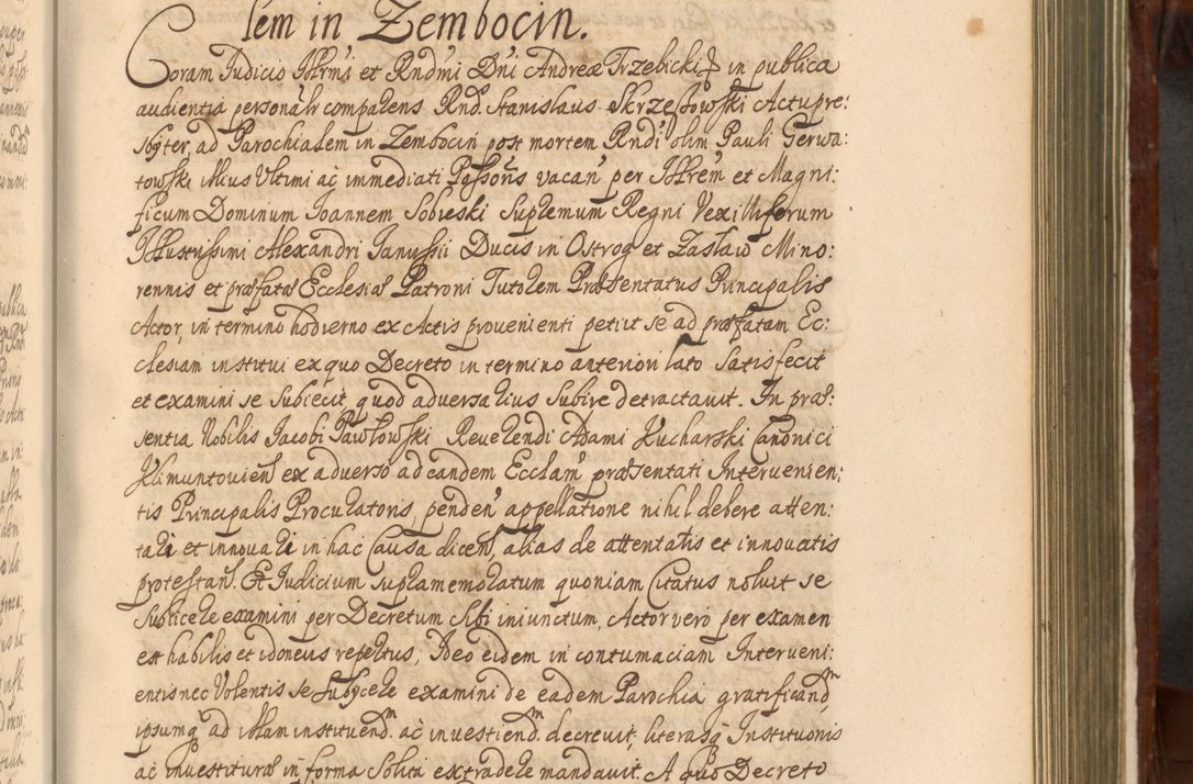 Zdjęcie nr 792 dla obiektu archiwalnego: Acta actorum episcopalium R. D. Andreae Trzebicki, episcopi Cracoviensis et ducis Severiae a die 26 Augusti anni 1661 ad annum 1666 inclusive. Volumen III.