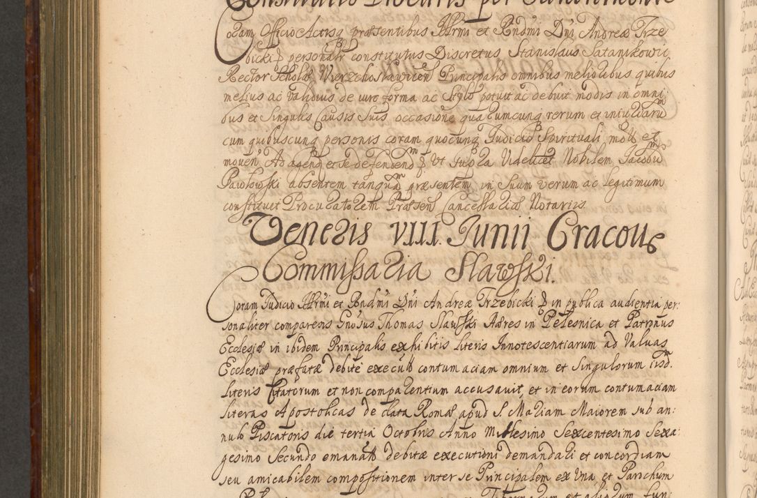 Zdjęcie nr 785 dla obiektu archiwalnego: Acta actorum episcopalium R. D. Andreae Trzebicki, episcopi Cracoviensis et ducis Severiae a die 26 Augusti anni 1661 ad annum 1666 inclusive. Volumen III.