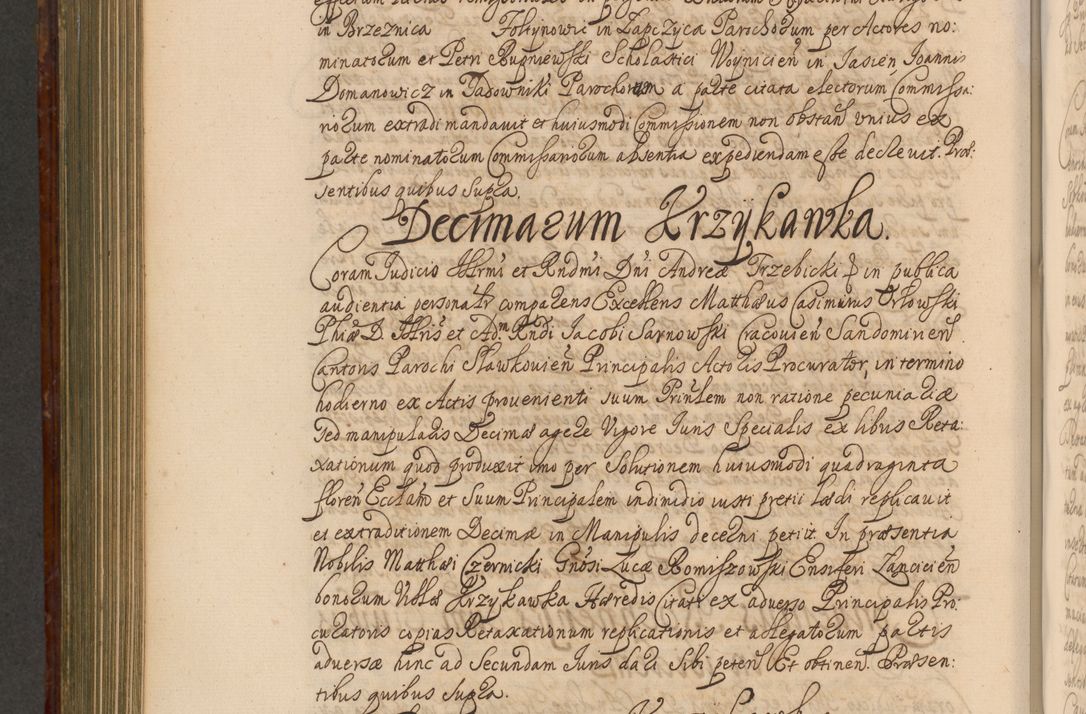 Zdjęcie nr 783 dla obiektu archiwalnego: Acta actorum episcopalium R. D. Andreae Trzebicki, episcopi Cracoviensis et ducis Severiae a die 26 Augusti anni 1661 ad annum 1666 inclusive. Volumen III.