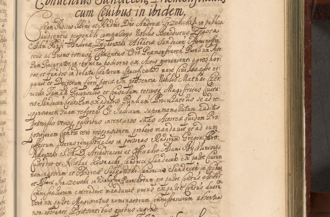 Zdjęcie nr 760 dla obiektu archiwalnego: Acta actorum episcopalium R. D. Andreae Trzebicki, episcopi Cracoviensis et ducis Severiae a die 26 Augusti anni 1661 ad annum 1666 inclusive. Volumen III.