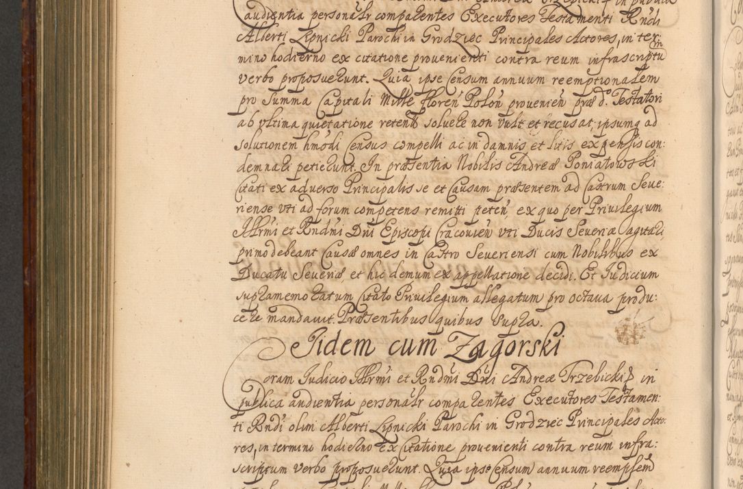 Zdjęcie nr 759 dla obiektu archiwalnego: Acta actorum episcopalium R. D. Andreae Trzebicki, episcopi Cracoviensis et ducis Severiae a die 26 Augusti anni 1661 ad annum 1666 inclusive. Volumen III.