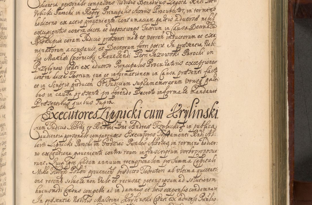 Zdjęcie nr 758 dla obiektu archiwalnego: Acta actorum episcopalium R. D. Andreae Trzebicki, episcopi Cracoviensis et ducis Severiae a die 26 Augusti anni 1661 ad annum 1666 inclusive. Volumen III.