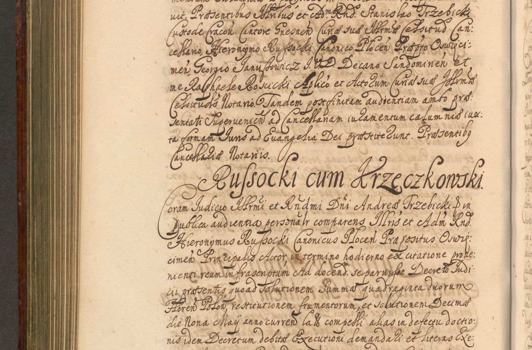 Zdjęcie nr 755 dla obiektu archiwalnego: Acta actorum episcopalium R. D. Andreae Trzebicki, episcopi Cracoviensis et ducis Severiae a die 26 Augusti anni 1661 ad annum 1666 inclusive. Volumen III.