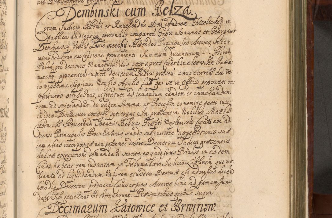 Zdjęcie nr 756 dla obiektu archiwalnego: Acta actorum episcopalium R. D. Andreae Trzebicki, episcopi Cracoviensis et ducis Severiae a die 26 Augusti anni 1661 ad annum 1666 inclusive. Volumen III.
