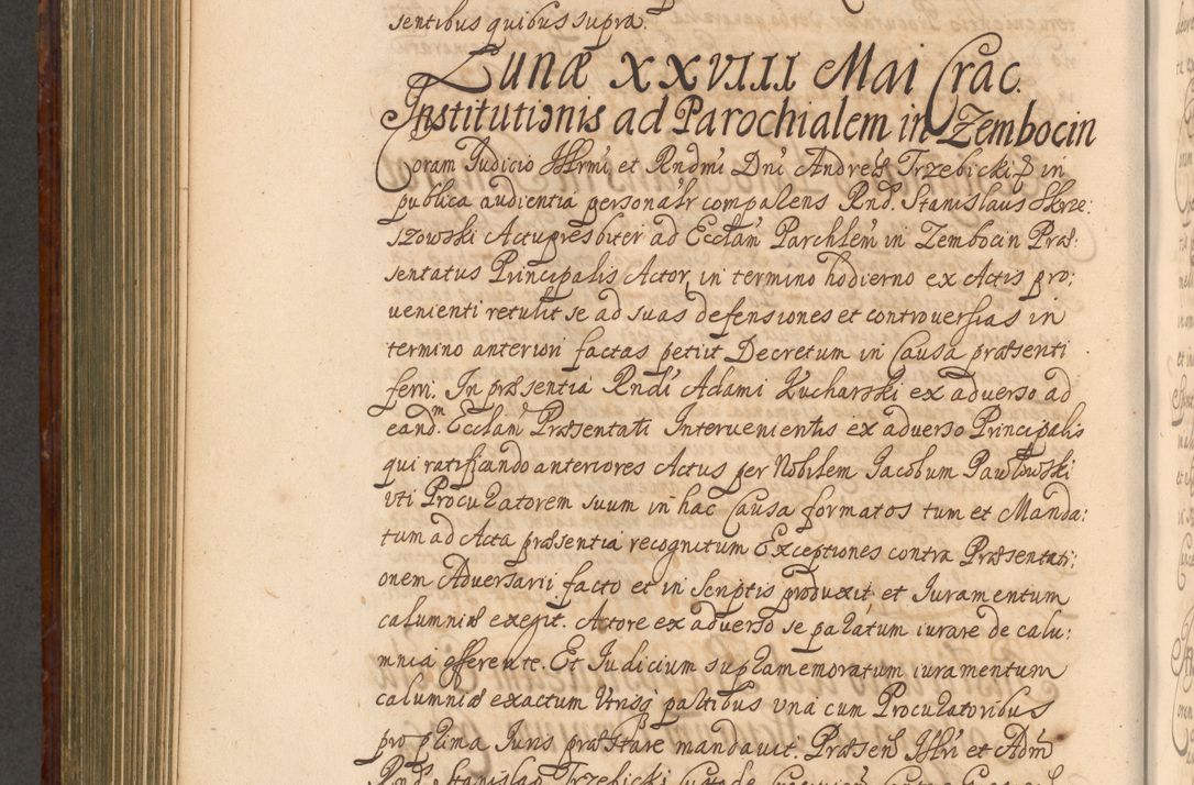 Zdjęcie nr 753 dla obiektu archiwalnego: Acta actorum episcopalium R. D. Andreae Trzebicki, episcopi Cracoviensis et ducis Severiae a die 26 Augusti anni 1661 ad annum 1666 inclusive. Volumen III.