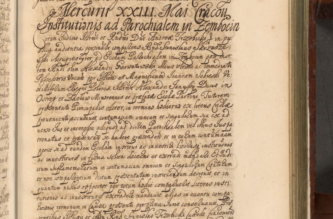 Zdjęcie nr 748 dla obiektu archiwalnego: Acta actorum episcopalium R. D. Andreae Trzebicki, episcopi Cracoviensis et ducis Severiae a die 26 Augusti anni 1661 ad annum 1666 inclusive. Volumen III.