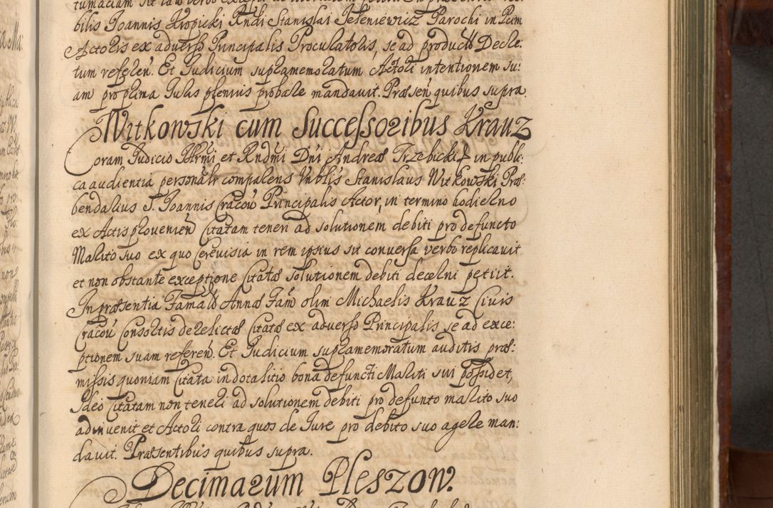 Zdjęcie nr 744 dla obiektu archiwalnego: Acta actorum episcopalium R. D. Andreae Trzebicki, episcopi Cracoviensis et ducis Severiae a die 26 Augusti anni 1661 ad annum 1666 inclusive. Volumen III.