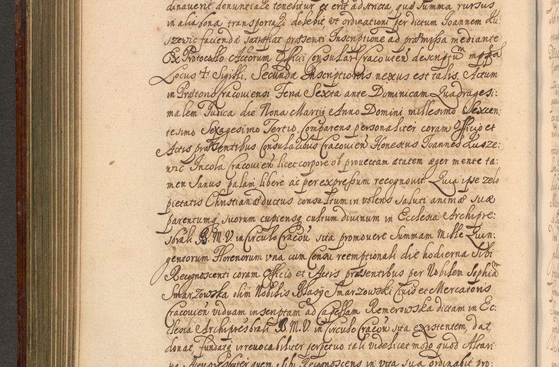 Zdjęcie nr 735 dla obiektu archiwalnego: Acta actorum episcopalium R. D. Andreae Trzebicki, episcopi Cracoviensis et ducis Severiae a die 26 Augusti anni 1661 ad annum 1666 inclusive. Volumen III.