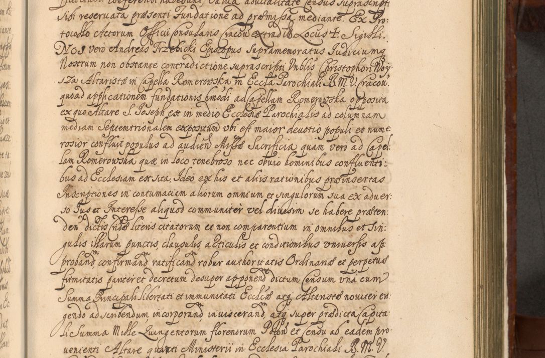 Zdjęcie nr 736 dla obiektu archiwalnego: Acta actorum episcopalium R. D. Andreae Trzebicki, episcopi Cracoviensis et ducis Severiae a die 26 Augusti anni 1661 ad annum 1666 inclusive. Volumen III.