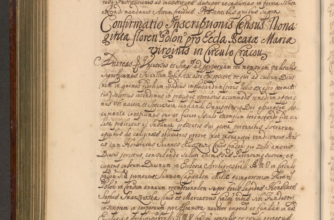 Zdjęcie nr 731 dla obiektu archiwalnego: Acta actorum episcopalium R. D. Andreae Trzebicki, episcopi Cracoviensis et ducis Severiae a die 26 Augusti anni 1661 ad annum 1666 inclusive. Volumen III.