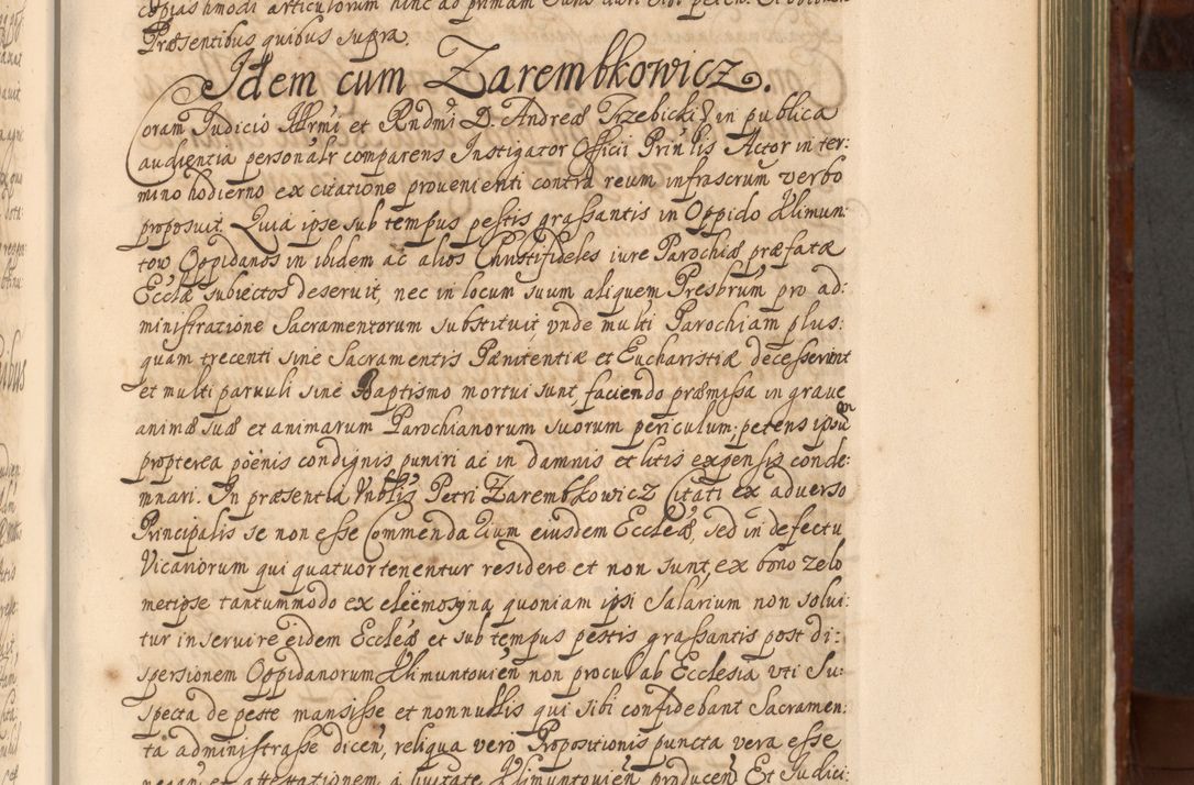 Zdjęcie nr 730 dla obiektu archiwalnego: Acta actorum episcopalium R. D. Andreae Trzebicki, episcopi Cracoviensis et ducis Severiae a die 26 Augusti anni 1661 ad annum 1666 inclusive. Volumen III.