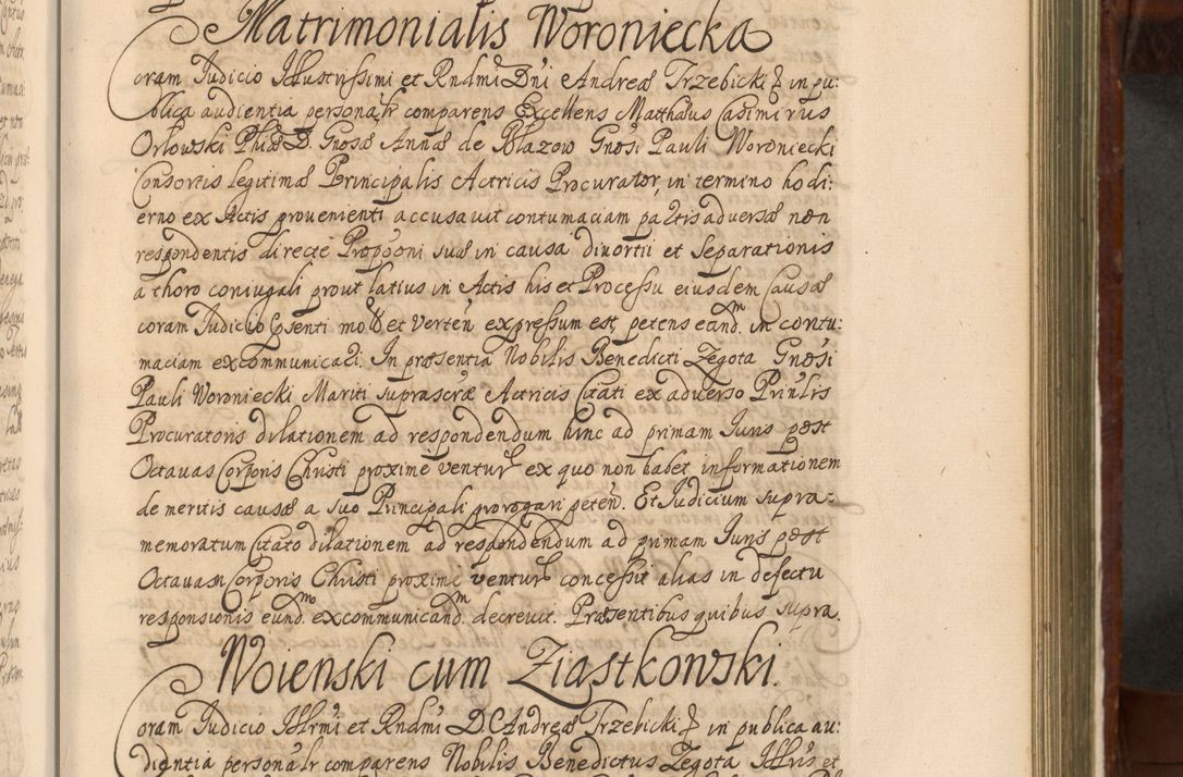 Zdjęcie nr 724 dla obiektu archiwalnego: Acta actorum episcopalium R. D. Andreae Trzebicki, episcopi Cracoviensis et ducis Severiae a die 26 Augusti anni 1661 ad annum 1666 inclusive. Volumen III.