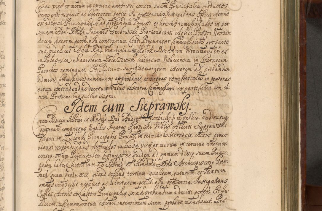 Zdjęcie nr 718 dla obiektu archiwalnego: Acta actorum episcopalium R. D. Andreae Trzebicki, episcopi Cracoviensis et ducis Severiae a die 26 Augusti anni 1661 ad annum 1666 inclusive. Volumen III.