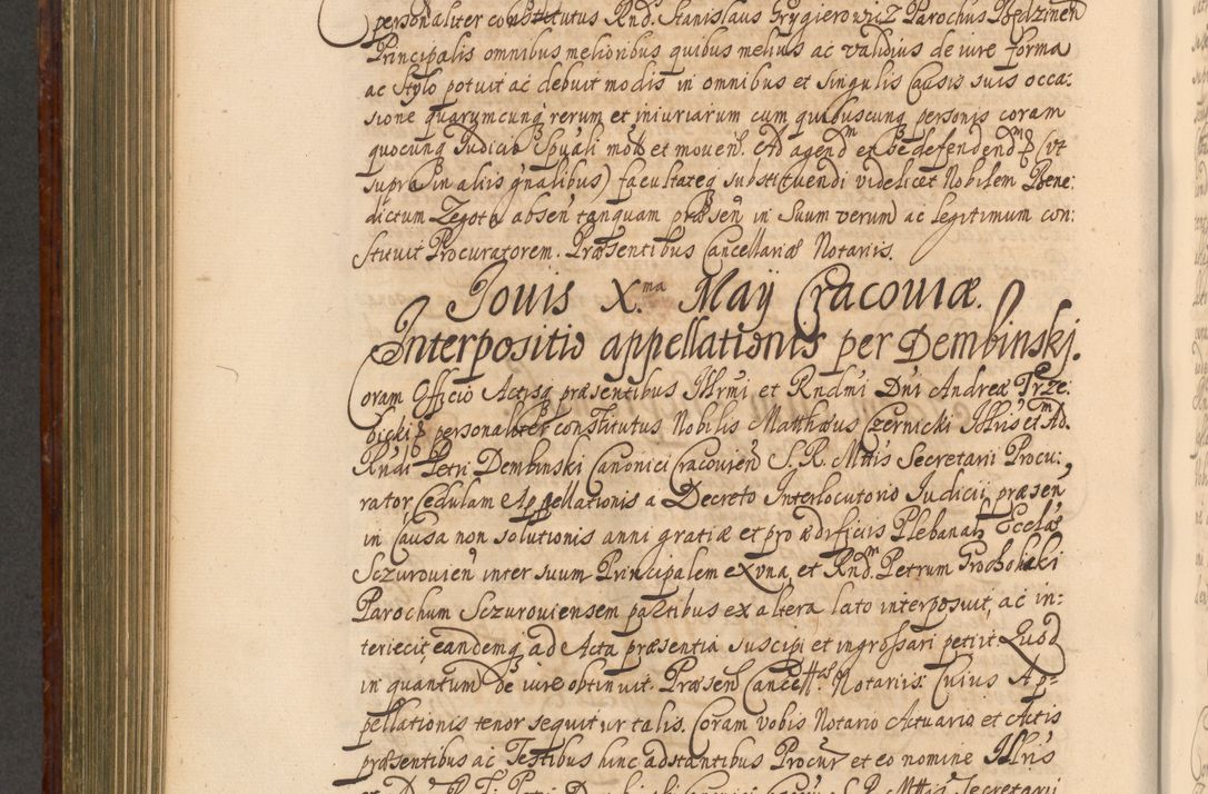 Zdjęcie nr 719 dla obiektu archiwalnego: Acta actorum episcopalium R. D. Andreae Trzebicki, episcopi Cracoviensis et ducis Severiae a die 26 Augusti anni 1661 ad annum 1666 inclusive. Volumen III.
